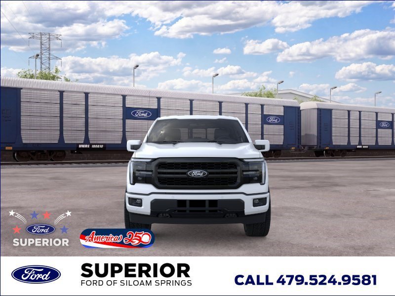 New 2026 Star White Metallic Tri-Coat Ford LARIAT image 6