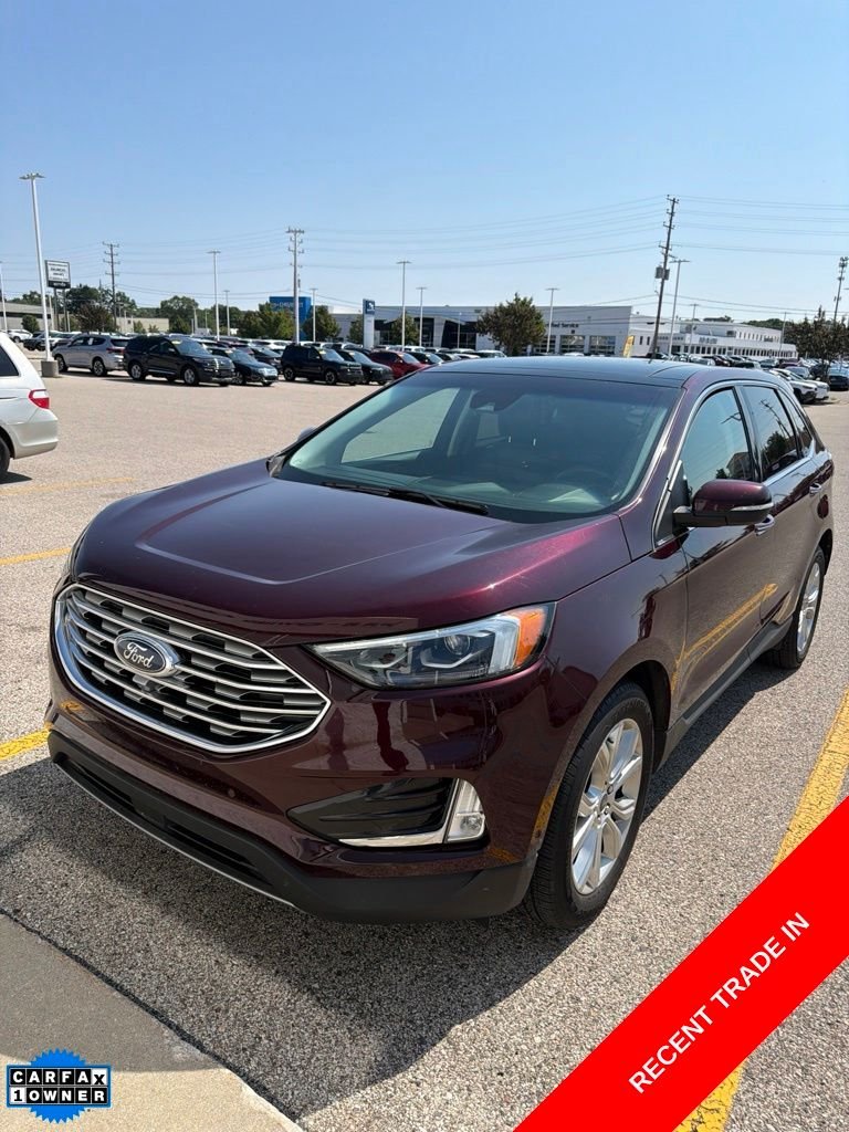 Used 2020 Red Ford Titanium image 1