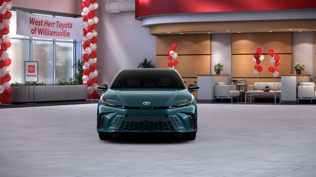 New 2026 Ocean Gem with Midnight Black Metallic roof Toyota XSE image 17