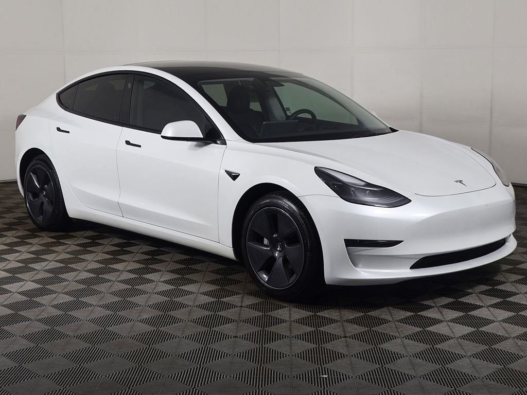 Used 2023 Tesla Model 3 Base with VIN 5YJ3E1EA0PF556889 for sale in Akron, OH