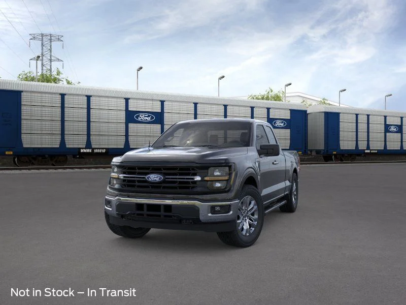 New 2026 Agate Black Metallic Ford XLT image 2