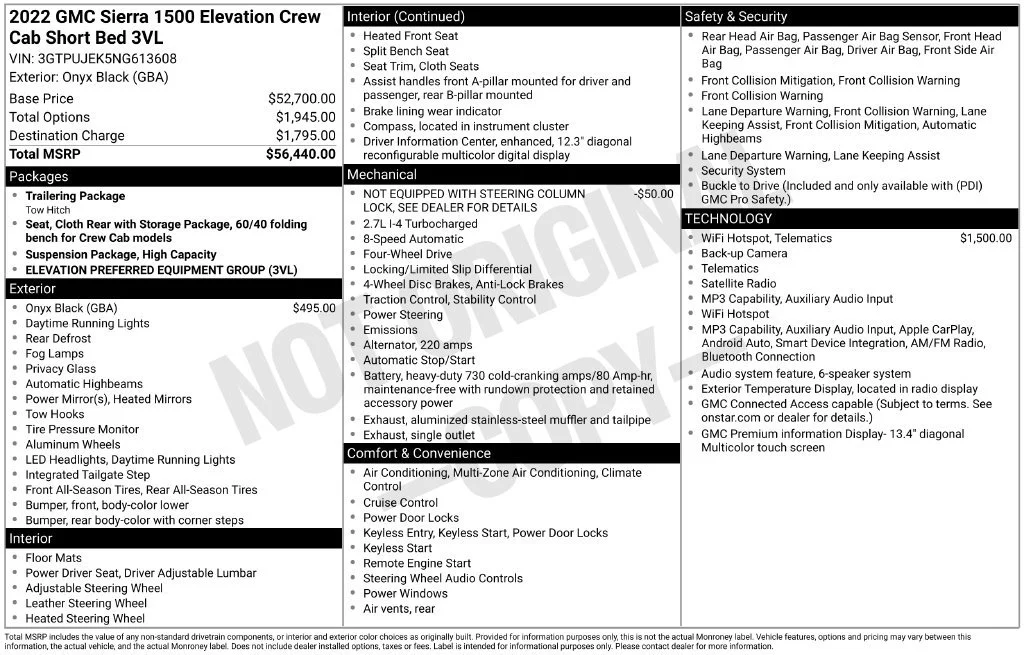 2022 GMC Sierra 1500 Elevation - Photo 62