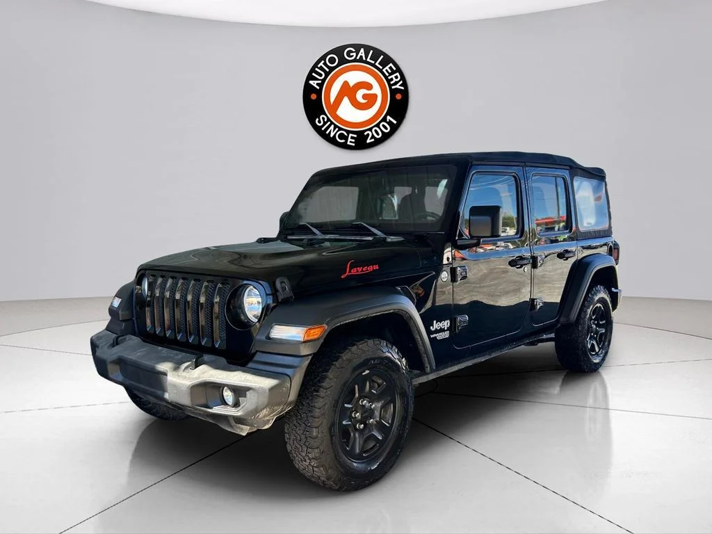 Used 2018 Black Jeep Unlimited Sport image 9