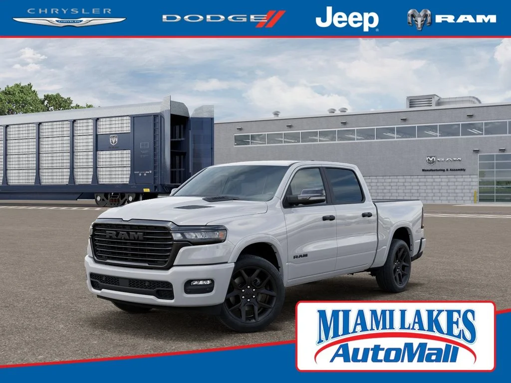 New 2026 Bright White Clear-Coat Exterior Paint RAM Laramie image 1