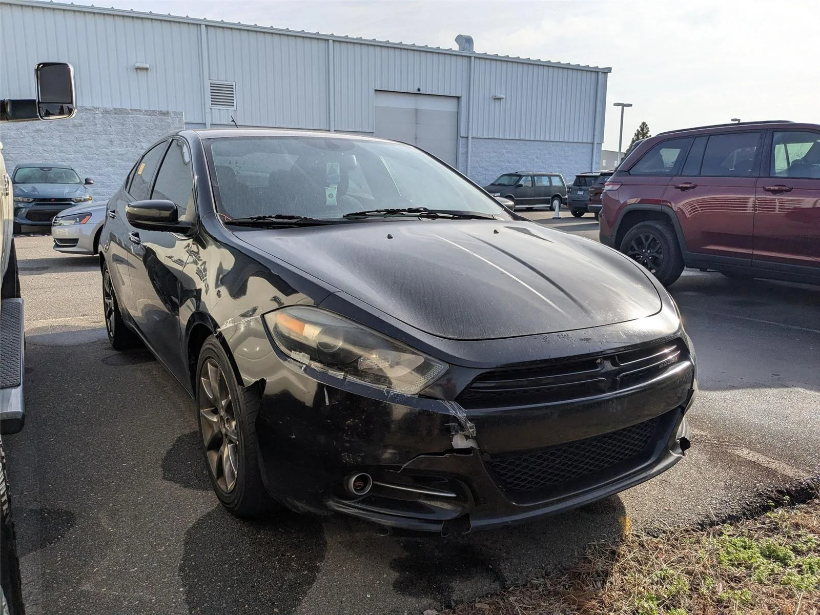 Used 2014 Pitch Black Clearcoat Dodge SXT image 3