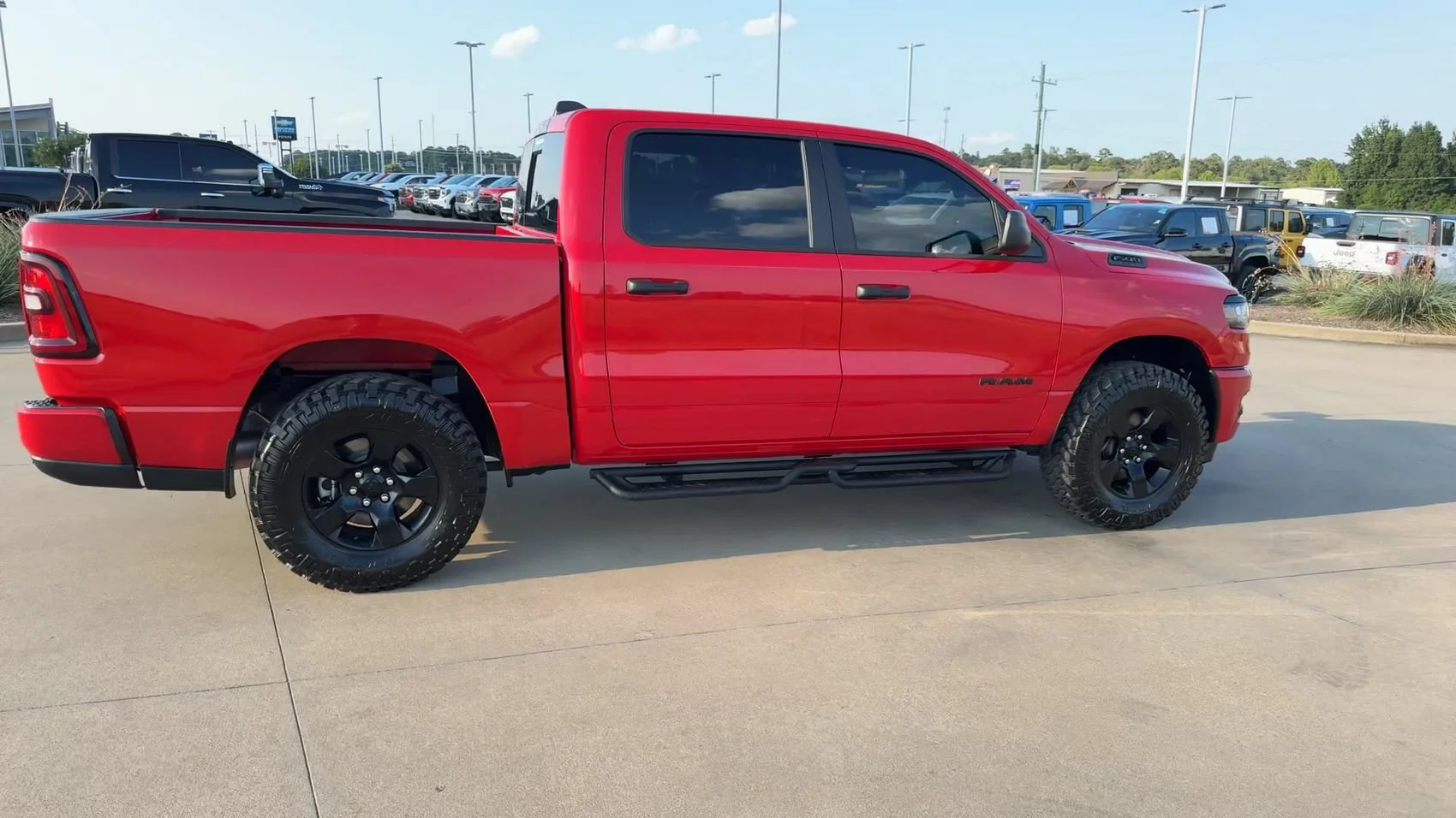 Used 2025 Flame Red Clearcoat Ram Tradesman image 8