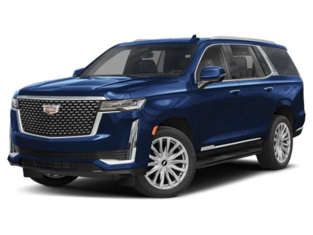 Used 2024 Dark Moon Blue Metallic Cadillac 4WD Premium Luxury image 1