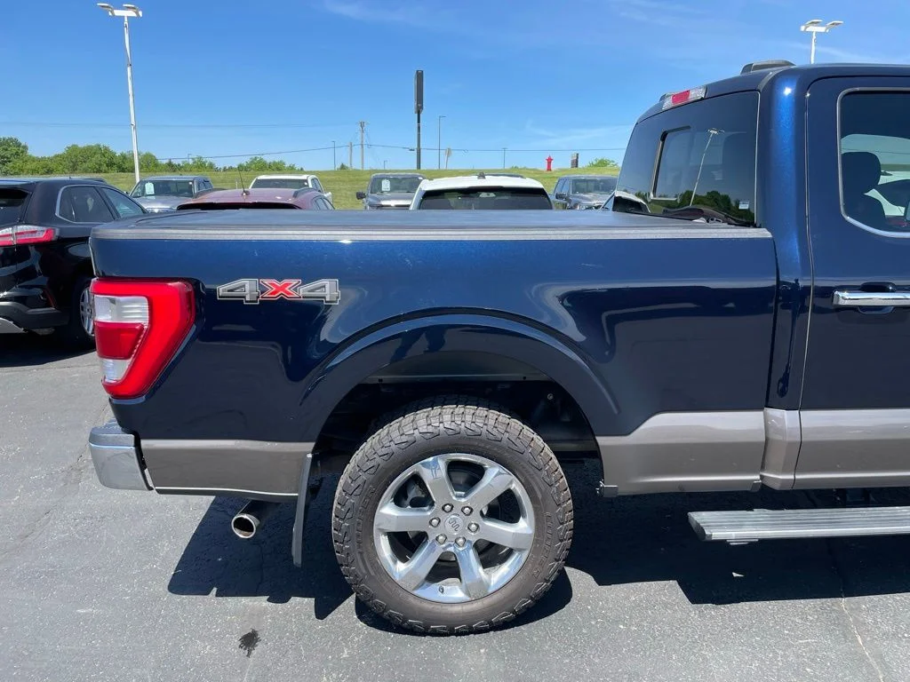 Used 2023 Antimatter Blue Metallic Ford King Ranch image 31