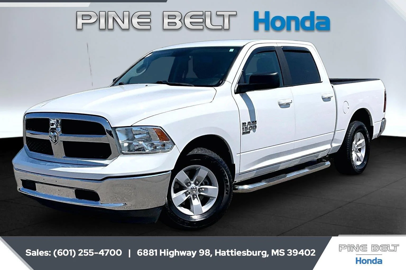 Used 2021 Bright White Clearcoat Ram SLT image 10