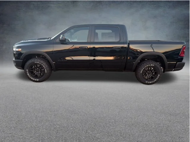 New 2027 Diamond Black Crystal Pearl-Coat Exterior Paint RAM Rebel image 5