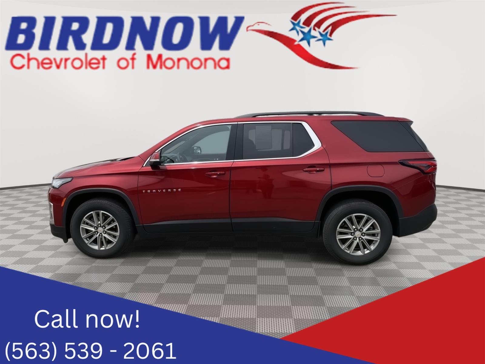 Used 2023 Radiant Red Tintcoat Chevrolet LT Cloth image 1