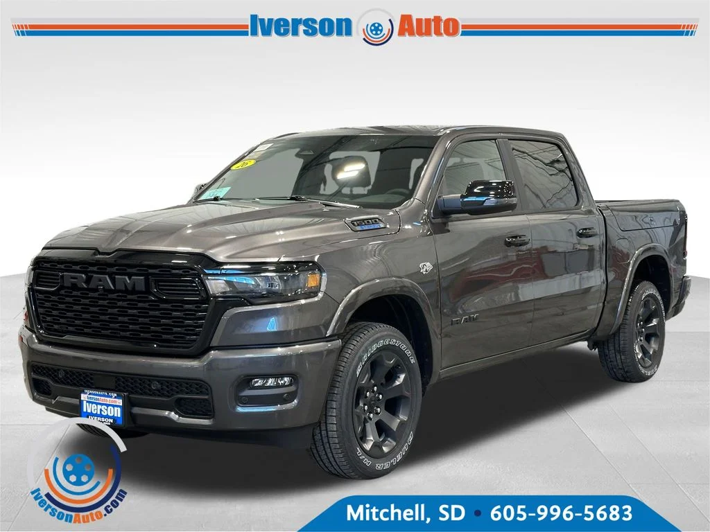 New 2026 Granite Crystal Metallic Clear-Coat Exterior Paint RAM Big Horn/Lone Star image 3