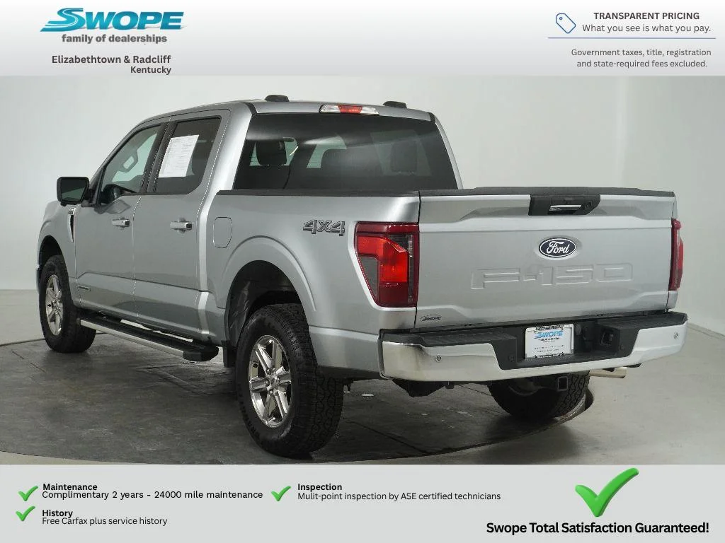 Used 2024 Iconic Silver Metallic Ford XLT image 6