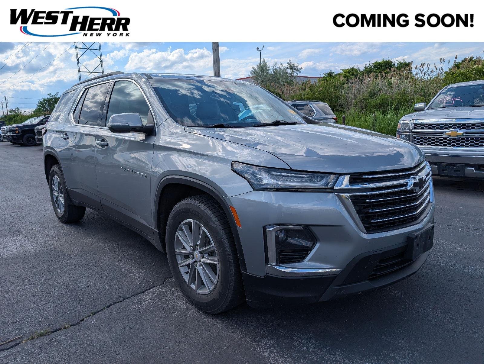 Used 2023 Sterling Gray Metallic Chevrolet LT Leather image 1