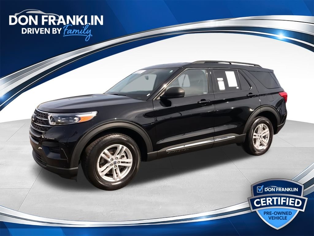 Used 2022 Black Ford XLT image 1
