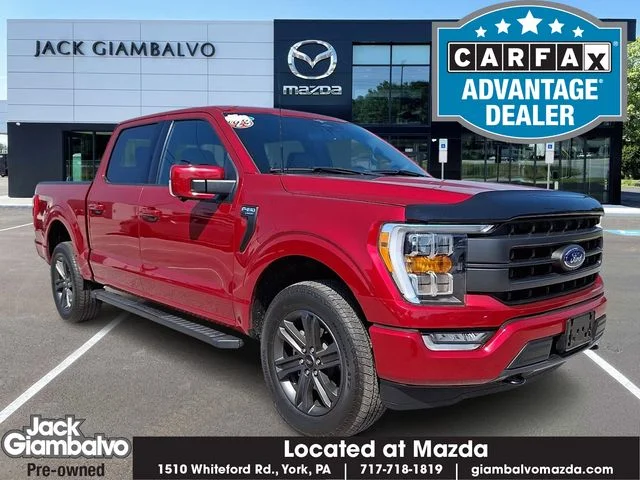 Used 2023 Red Ford Lariat image 1