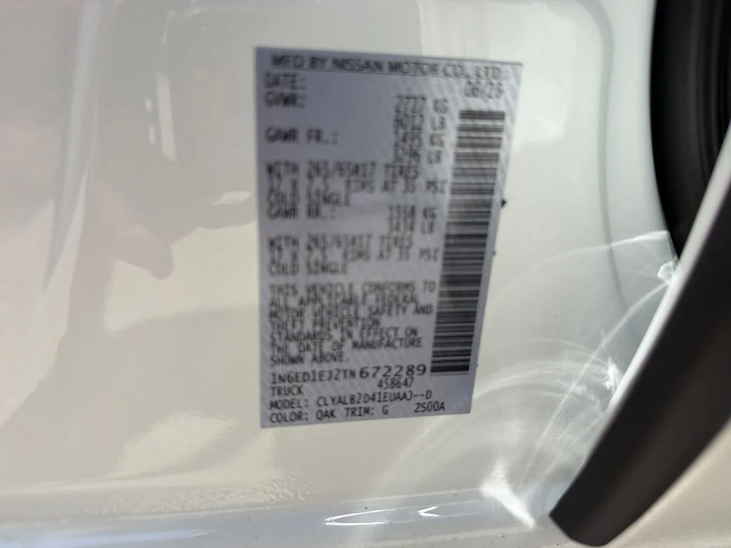 New 2026 Glacier White Nissan Crew Cab SV image 32