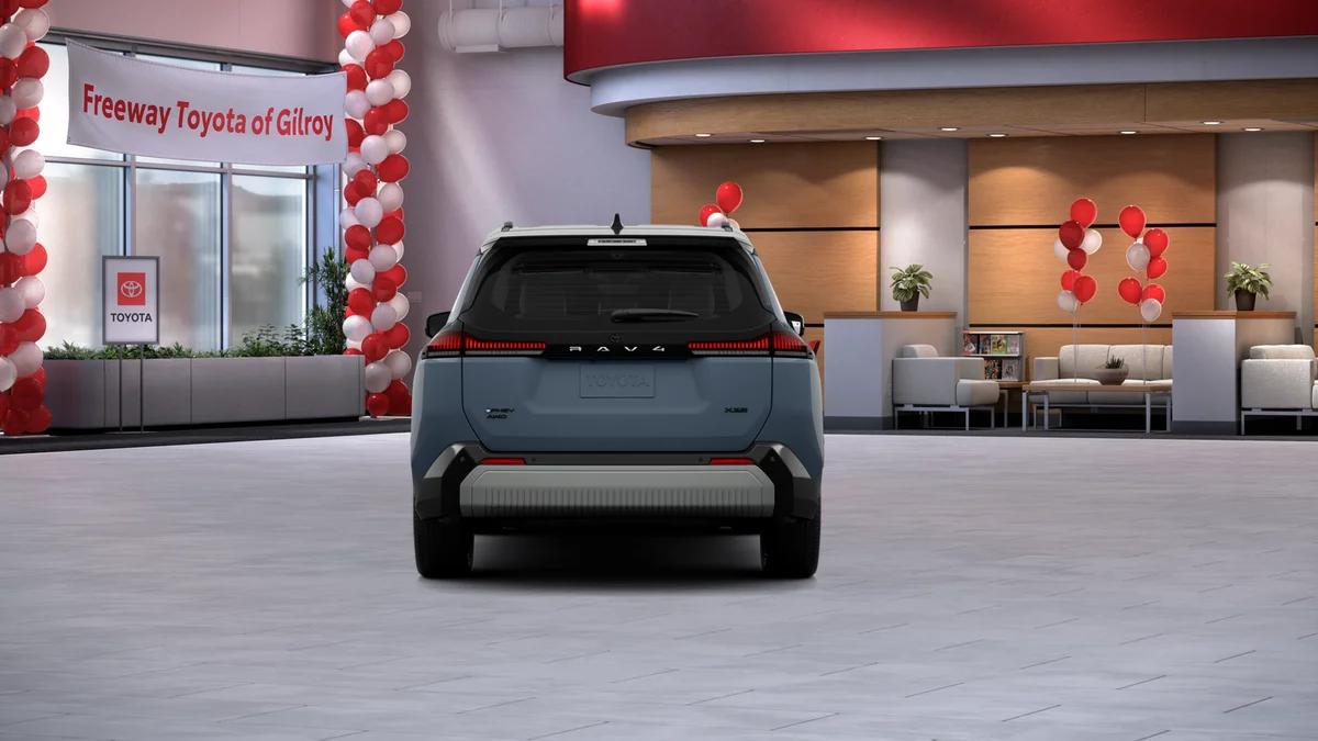 New 2026 Storm Cloud with Midnight Black Metallic roof Toyota XSE image 8