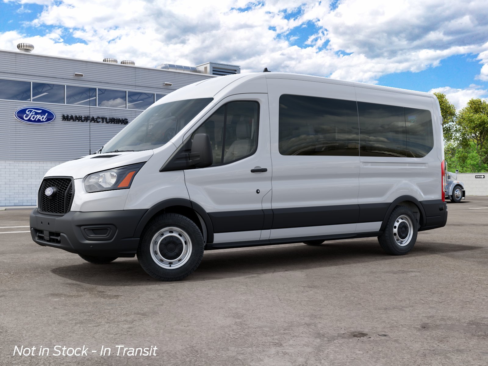 New 2027 Oxford White Ford Passenger Van XL image 2