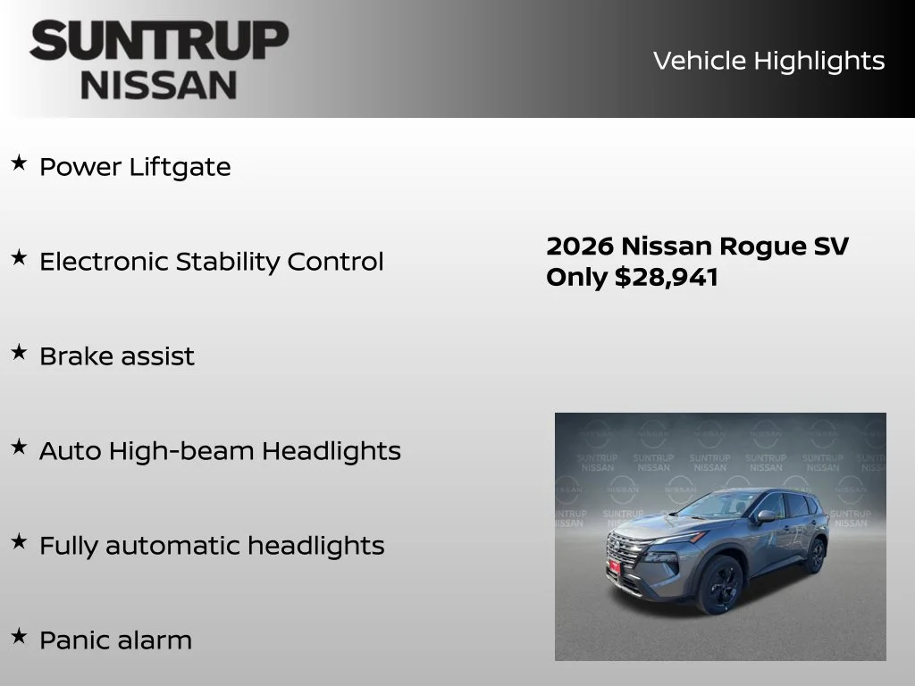 Certified Used 2026 Gray Nissan SV image 30