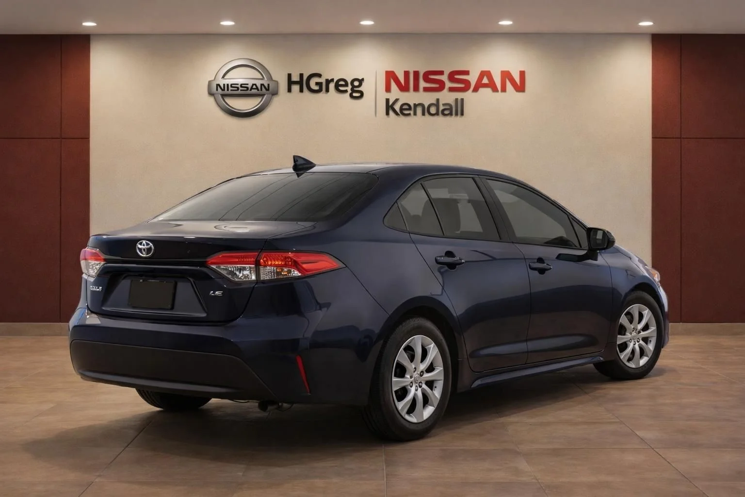 Used 2024 Blue Toyota LE image 4