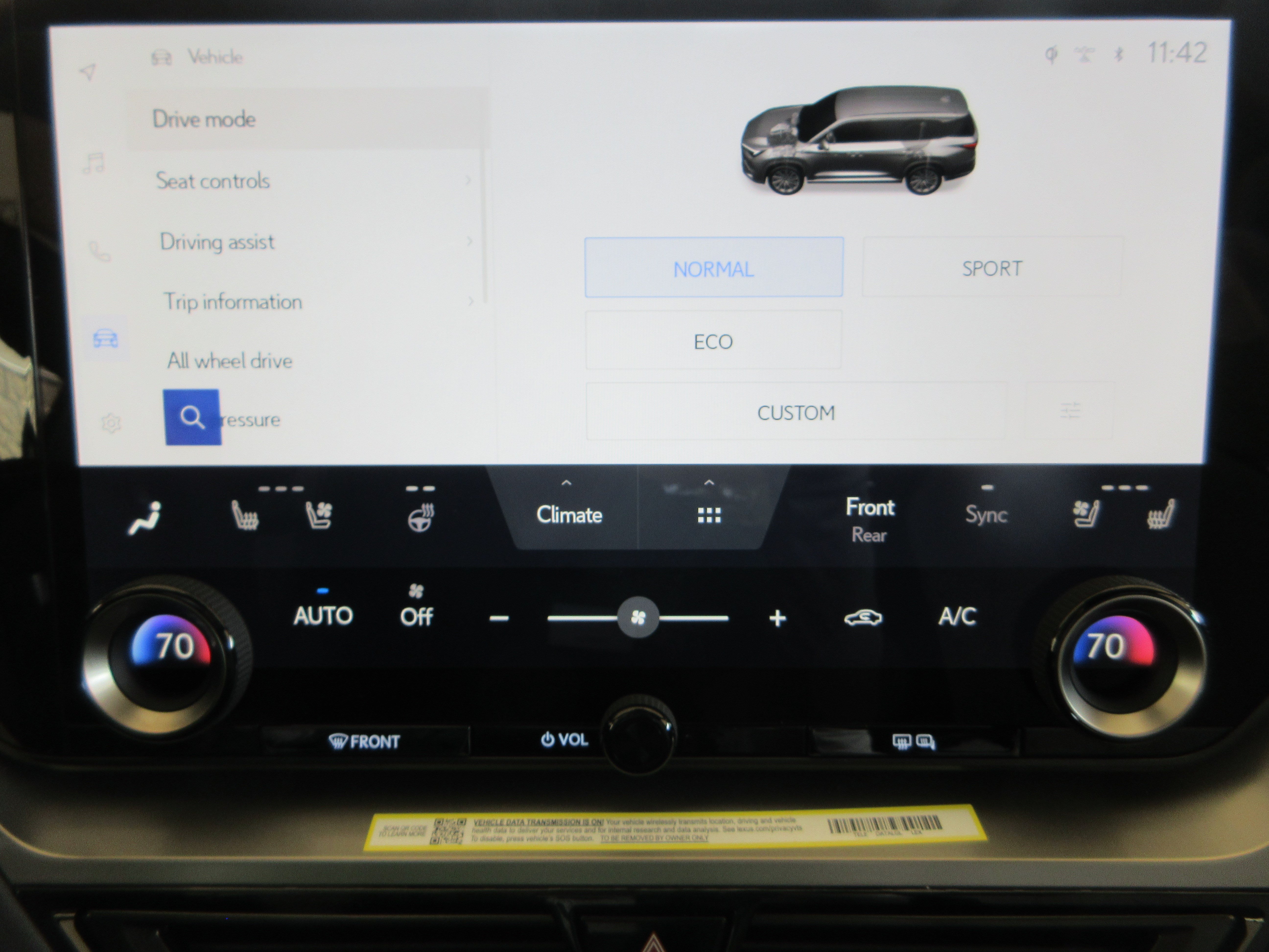 New 2026 Caviar Lexus F SPORT HANDLING AWD image 46