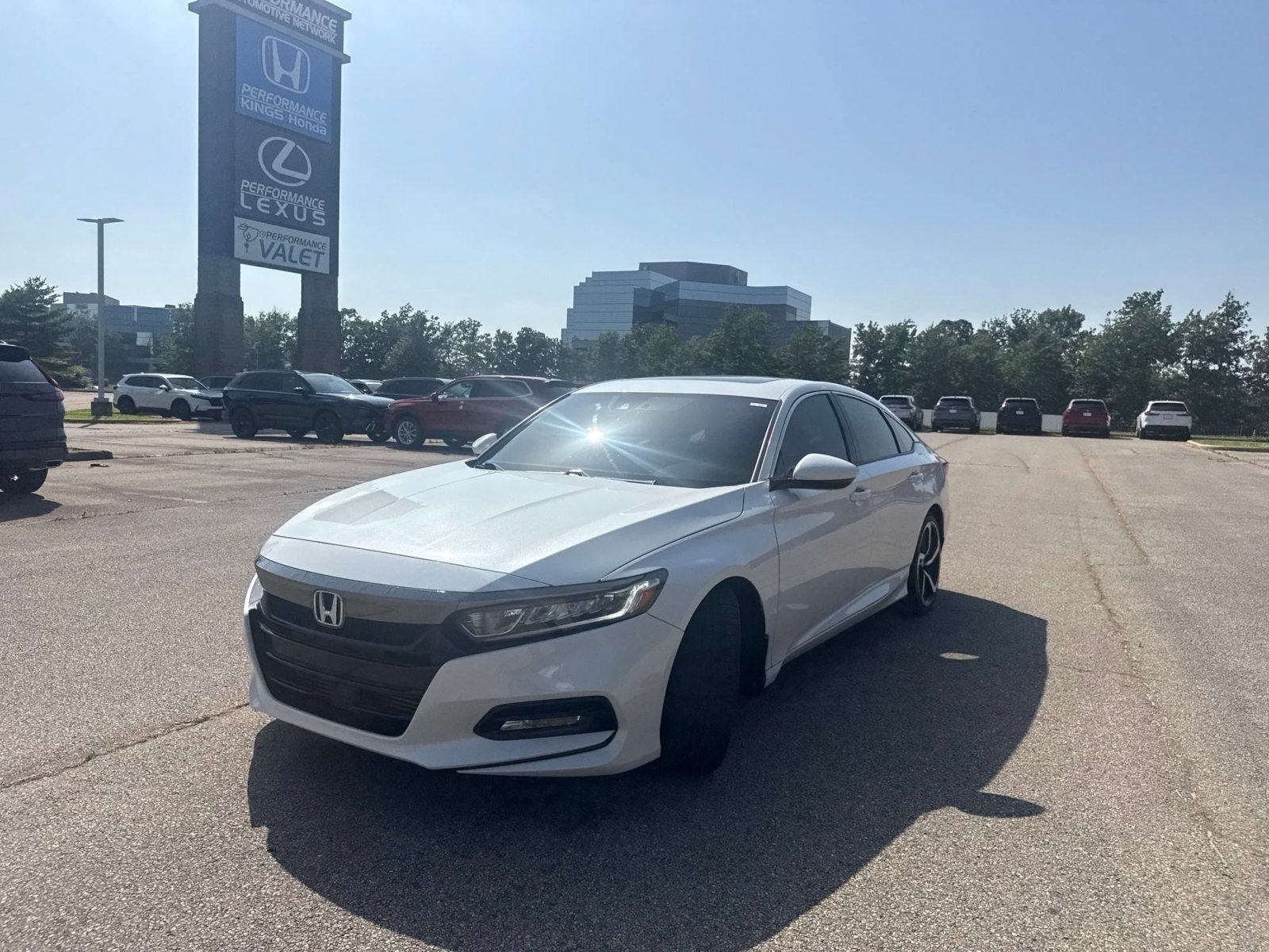 Used 2019 Platinum White Pearl Honda Sport 2.0T image 11
