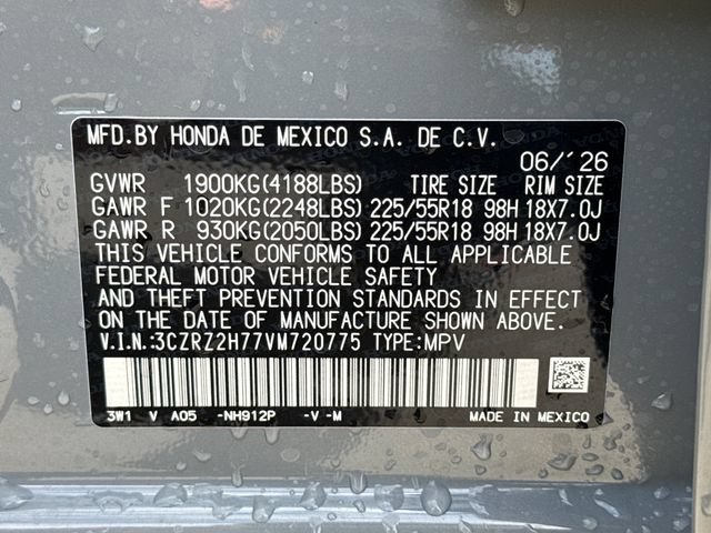 New 2027 Urban Gray Pearl Honda EX-L image 20