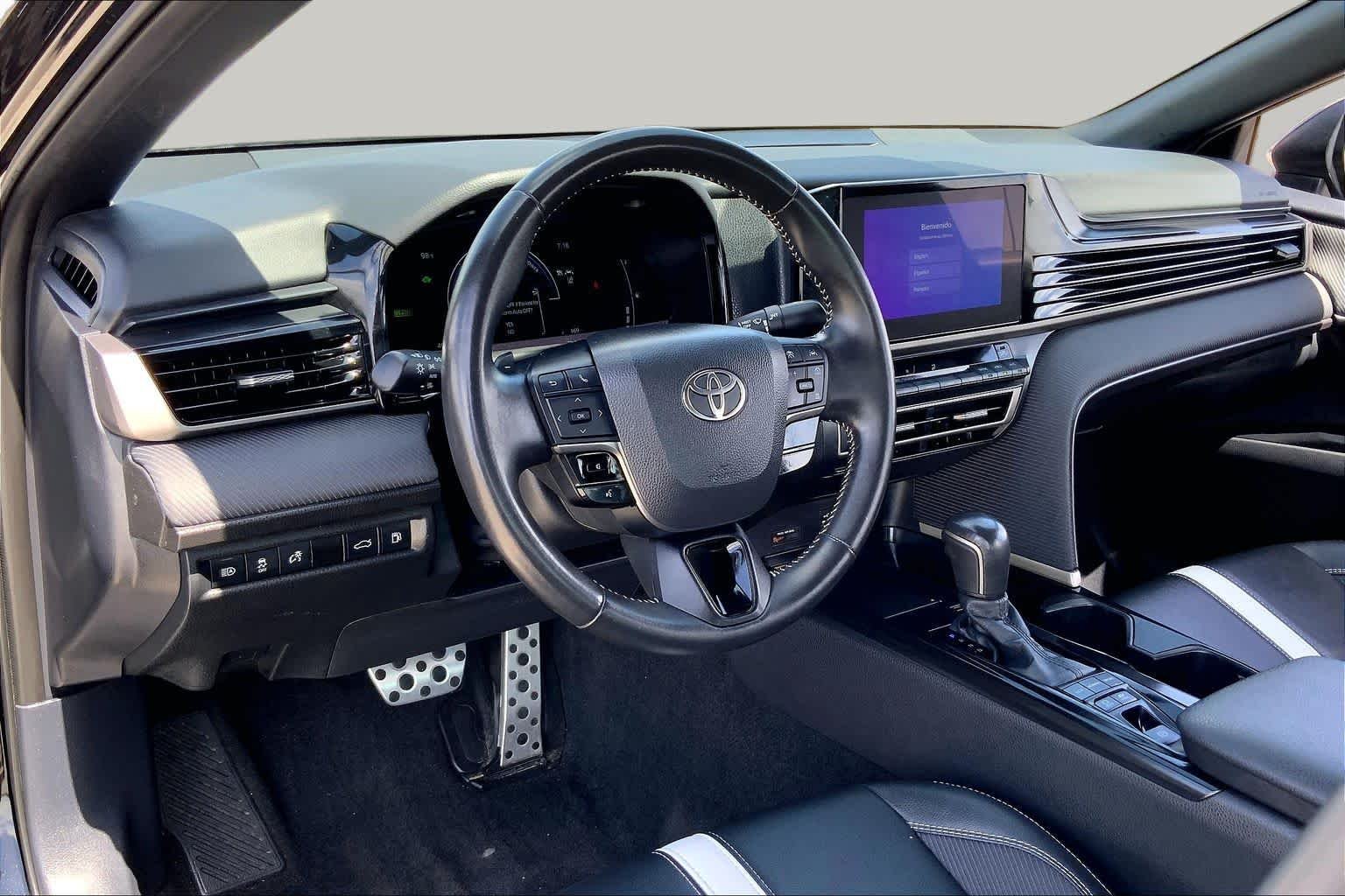 Used 2025 Midnight Black Metallic Toyota SE image 17