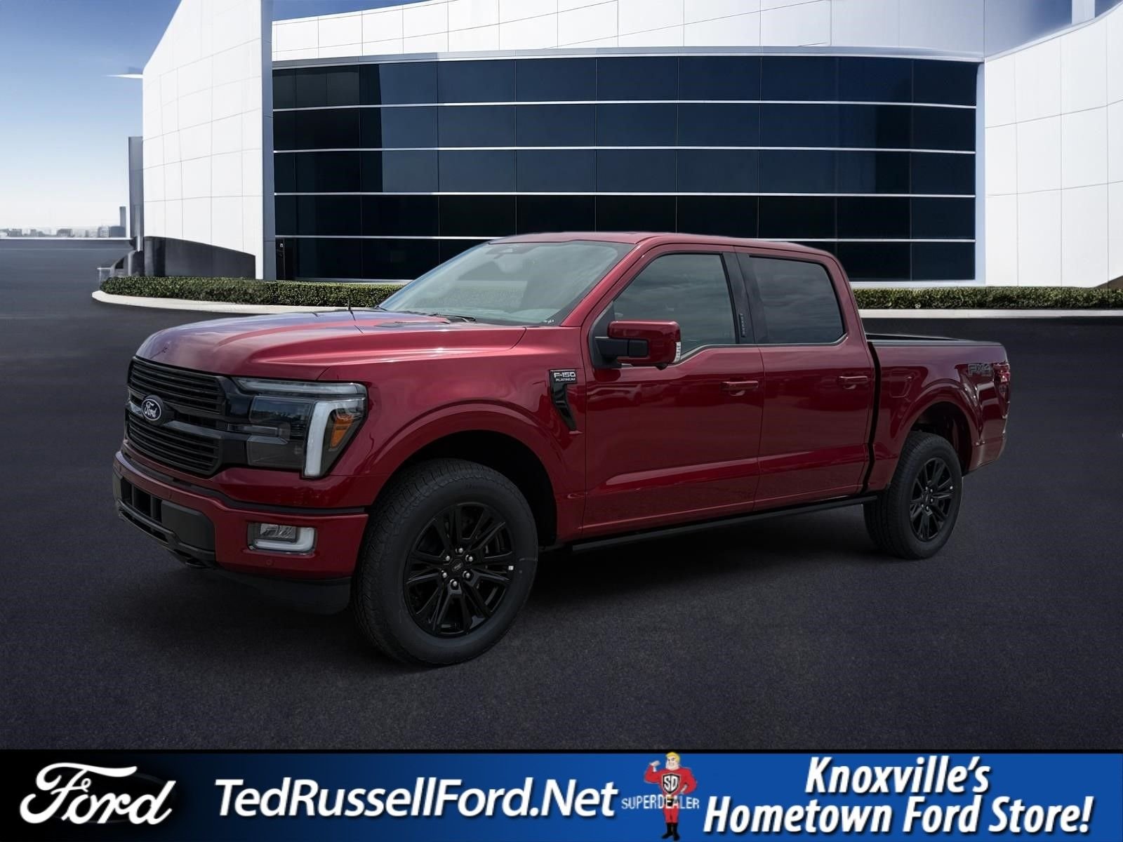 New 2026 Ruby Red Metallic Tinted Clearcoat Ford Platinum® image 1