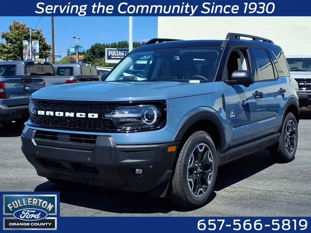 New 2026 Azure Gray Metallic Tri-Coat Ford Outer Banks image 1