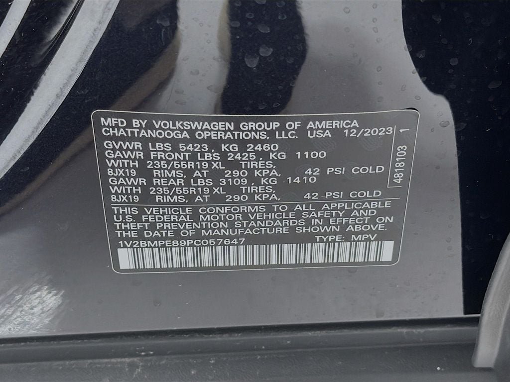Used 2023 Deep Black Pearl Volkswagen Standard RWD image 33