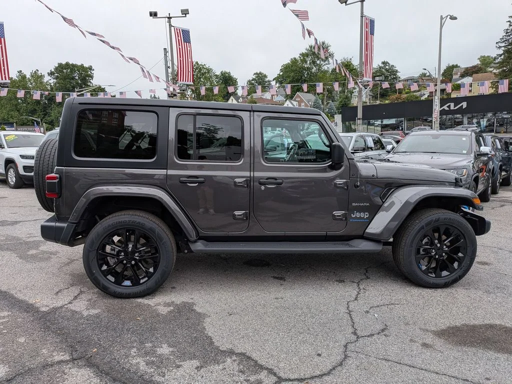 Used 2023 Gray Jeep Sahara 4xe image 5
