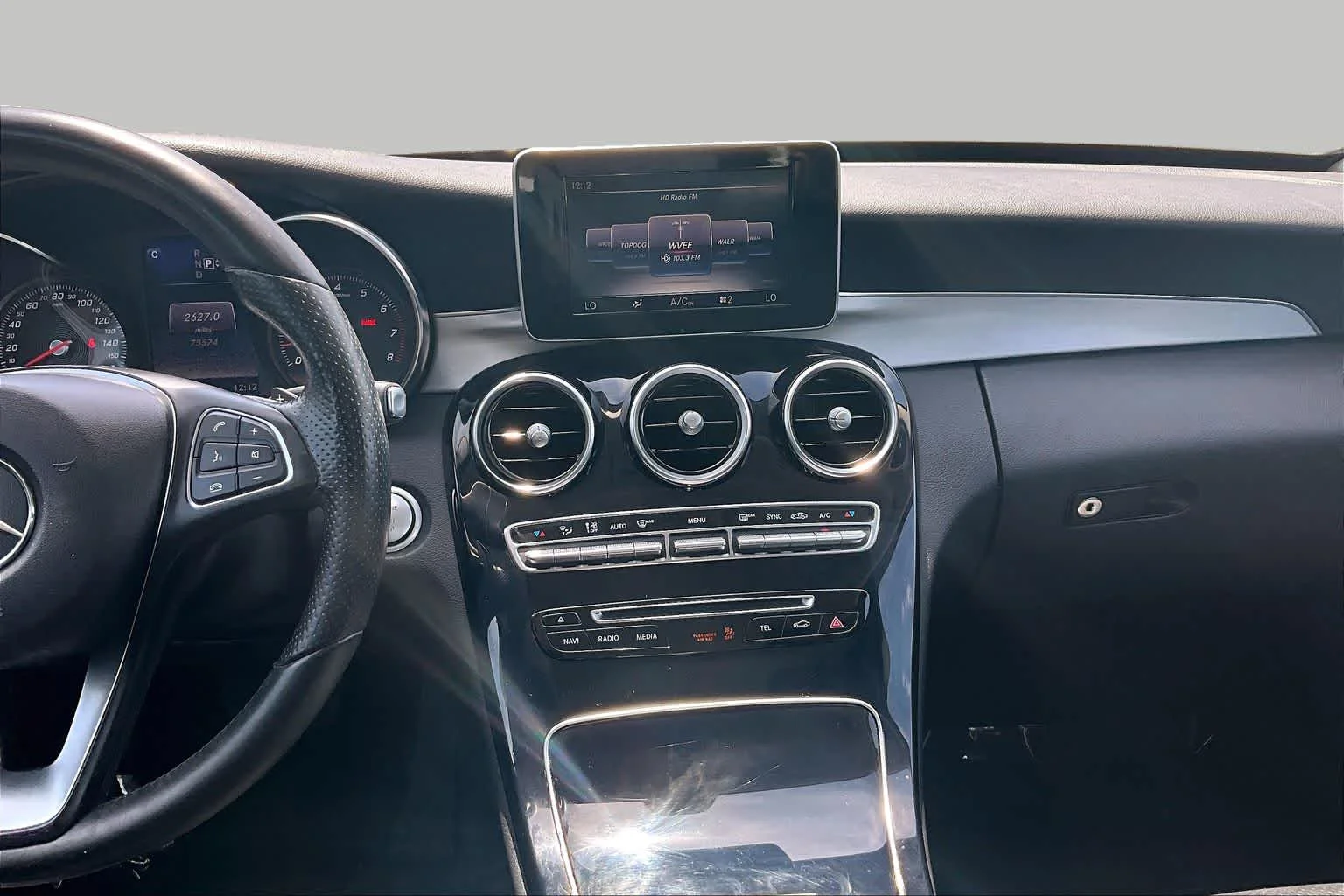 Used 2015 Obsidian Black Metallic Mercedes-Benz C 300 image 12