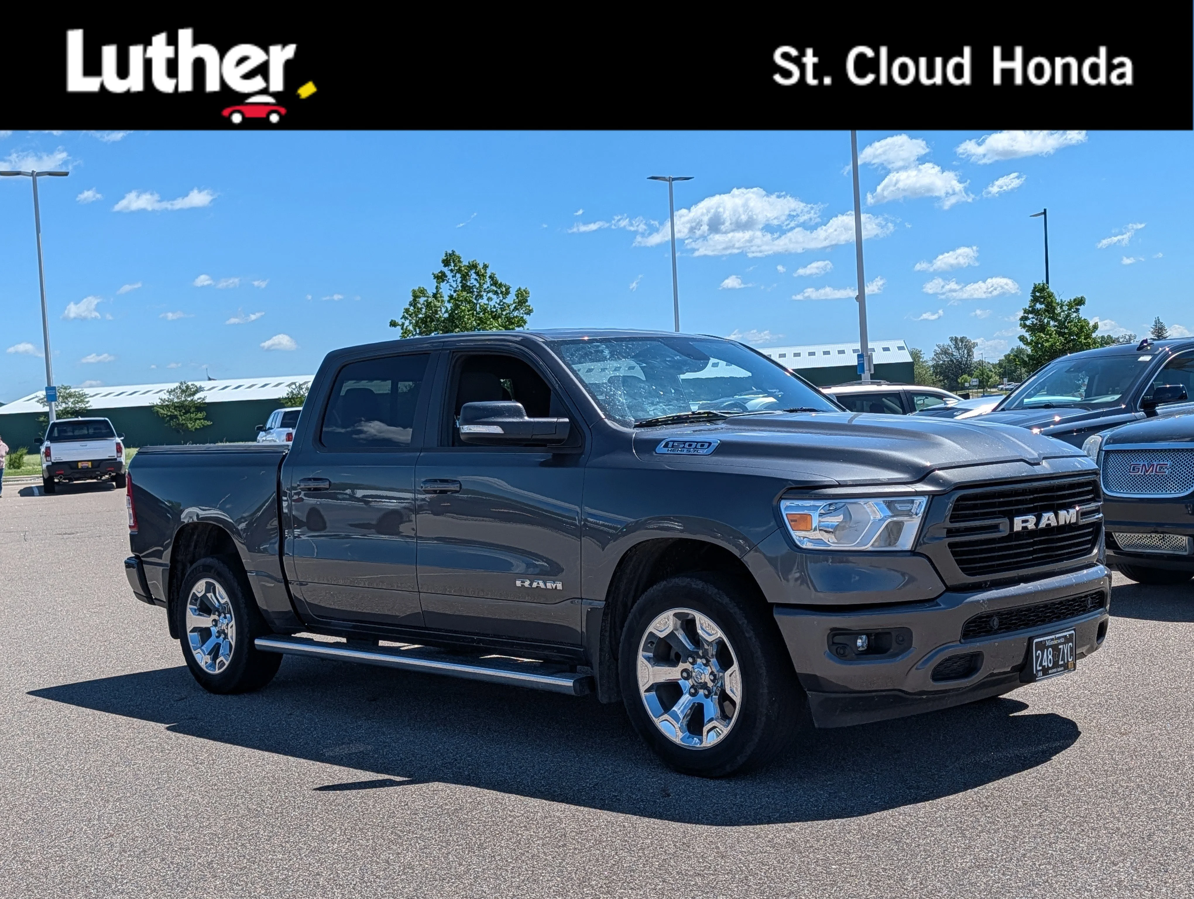 Used 2019 Granite Crystal Metallic Clearcoat Ram Big Horn/Lone Star image 1