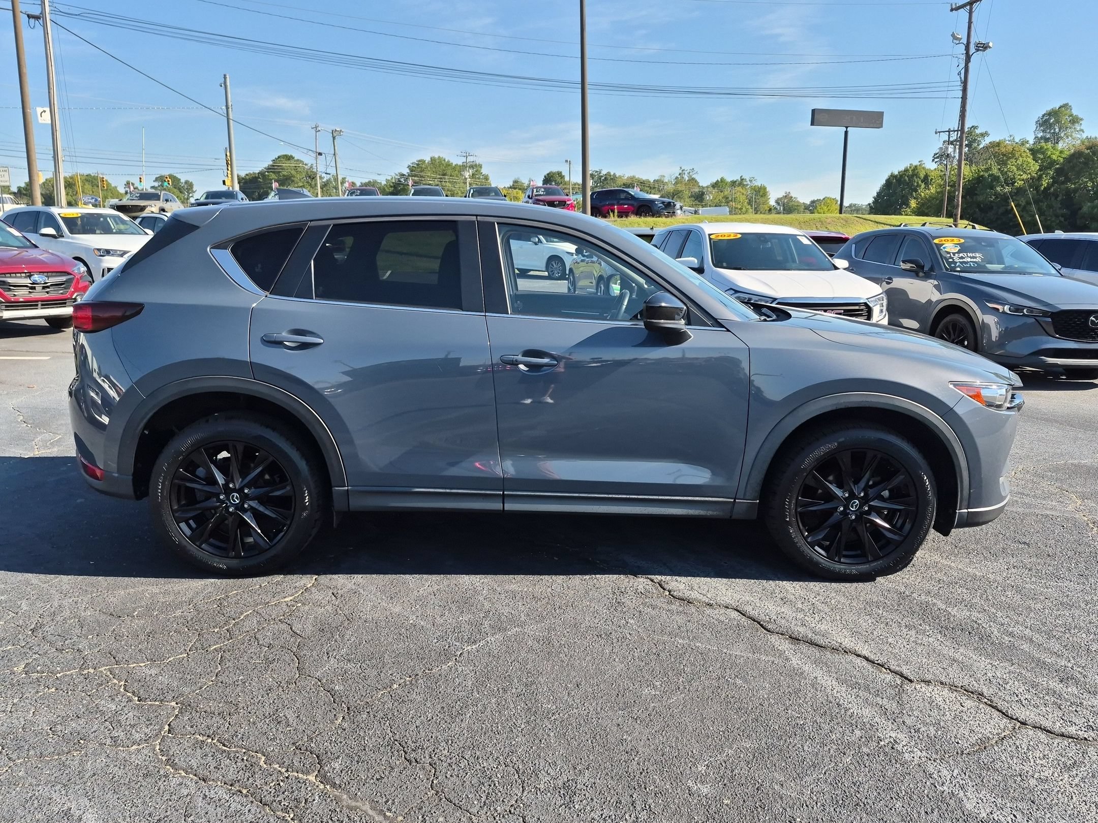 Used 2021 Polymetal Gray Mazda Carbon Edition image 6