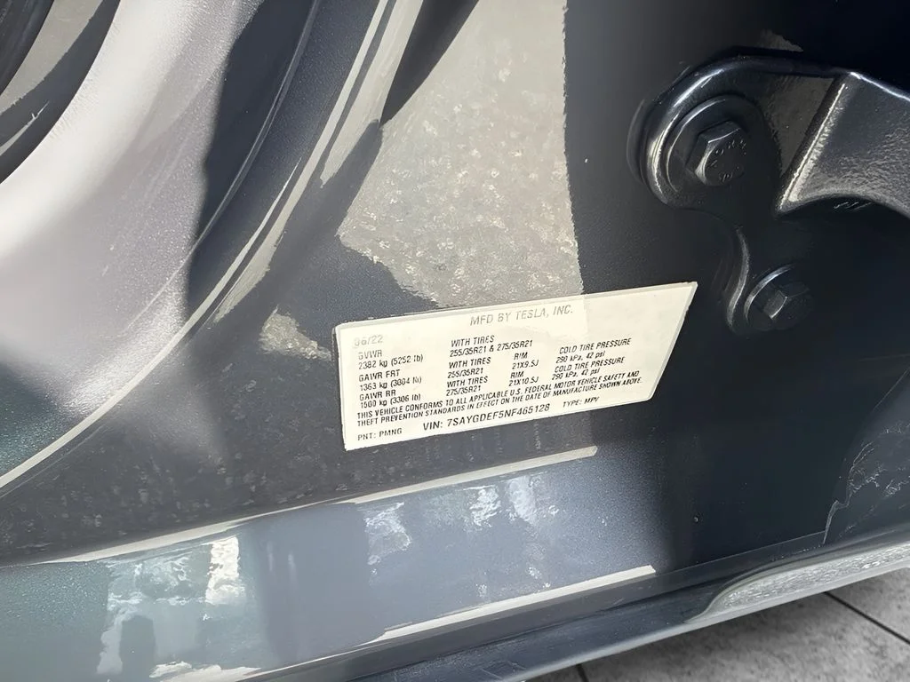Used 2022 Gray Tesla Performance image 25