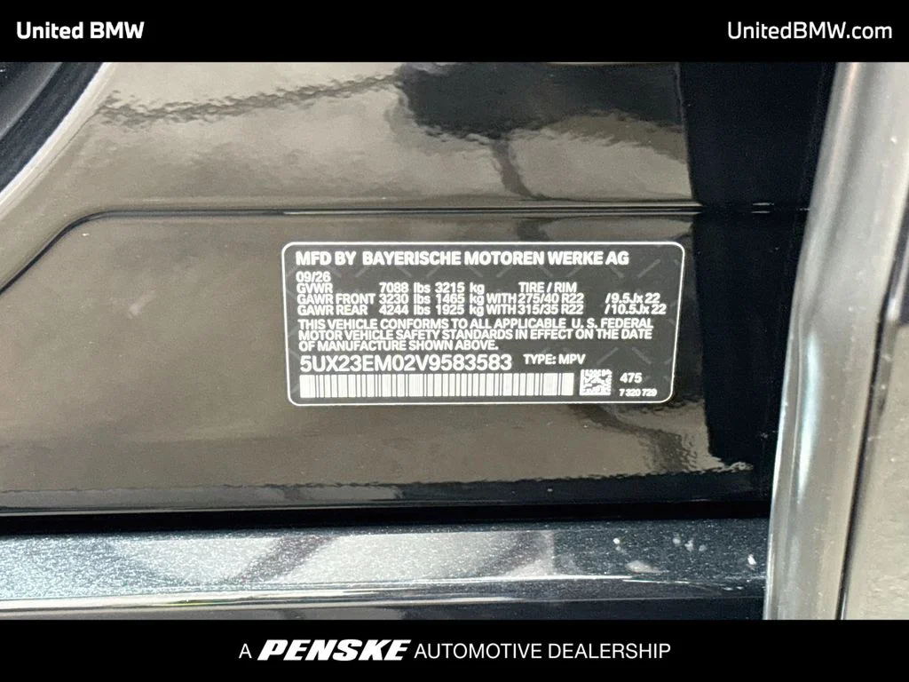 New 2027 Black Sapphire Metallic BMW xDrive40i image 23