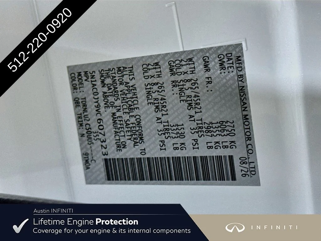 New 2027 White INFINITI AUTOGRAPH image 43