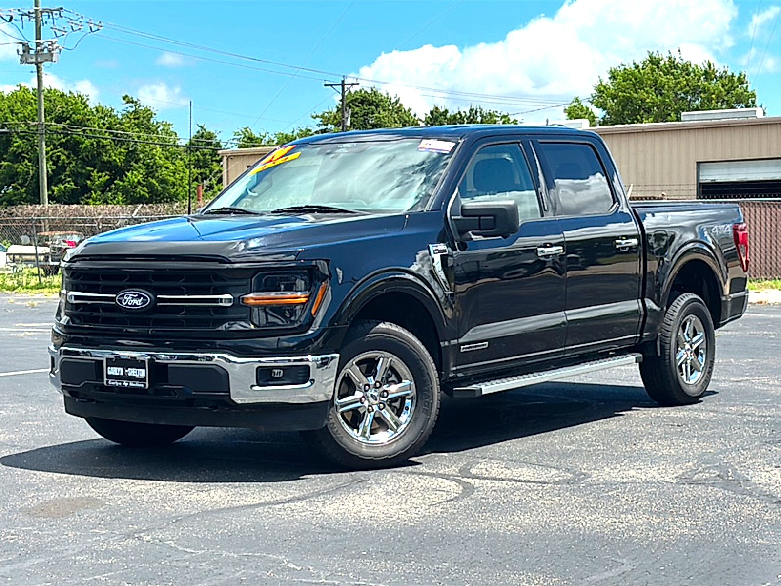 Used 2024 Agate Black Metallic Ford XLT image 2