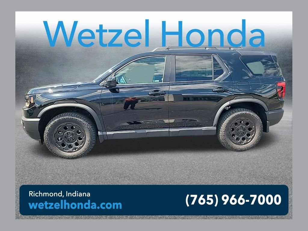 New 2026 Crystal Black Pearl Honda TrailSport Blackout image 1