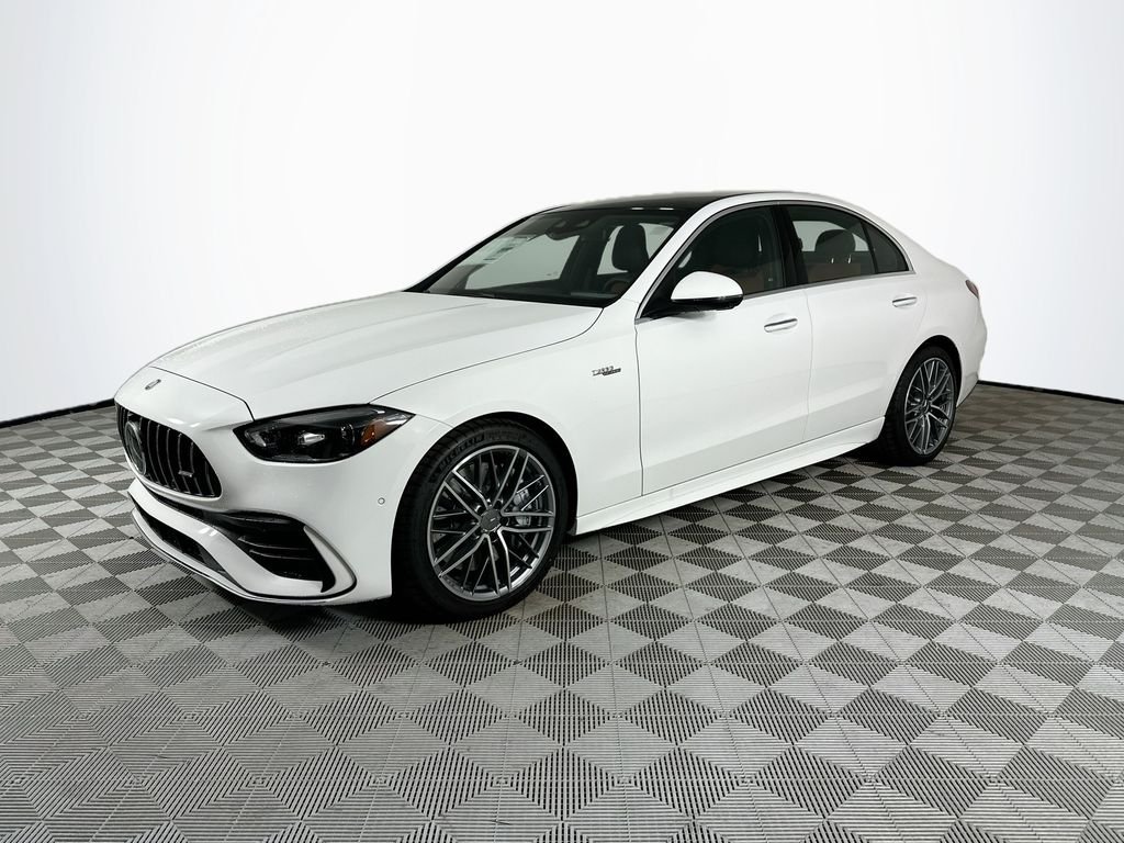 New 2026 Polar White Mercedes-Benz C 43 AMG® image 3