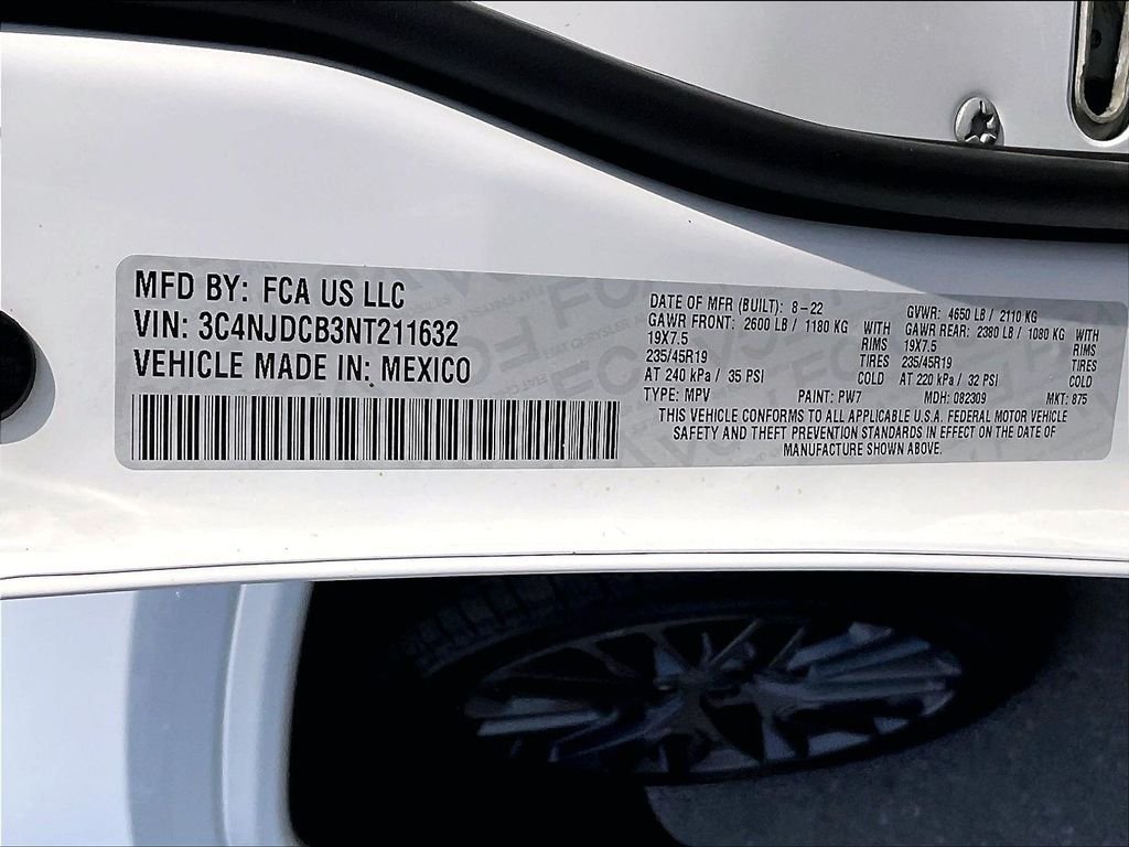 Used 2022 Bright White Clearcoat Jeep Limited image 34