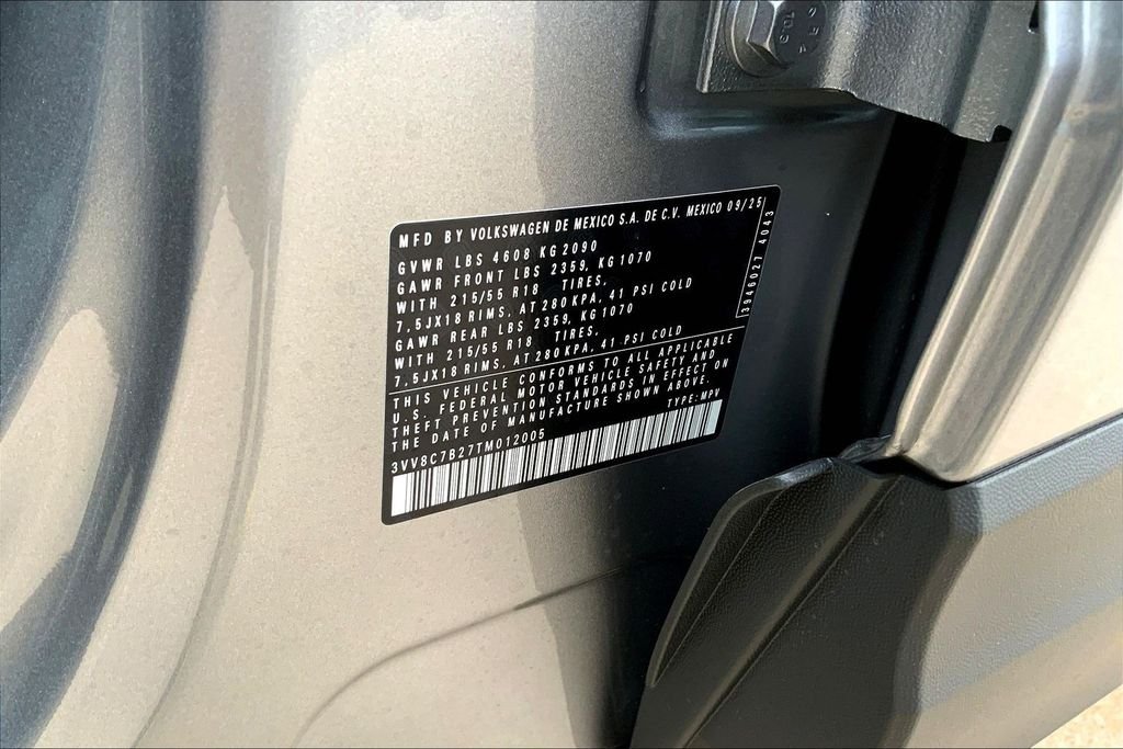 New 2026 Pyrite Silver Metallic Volkswagen 1.5T S image 8