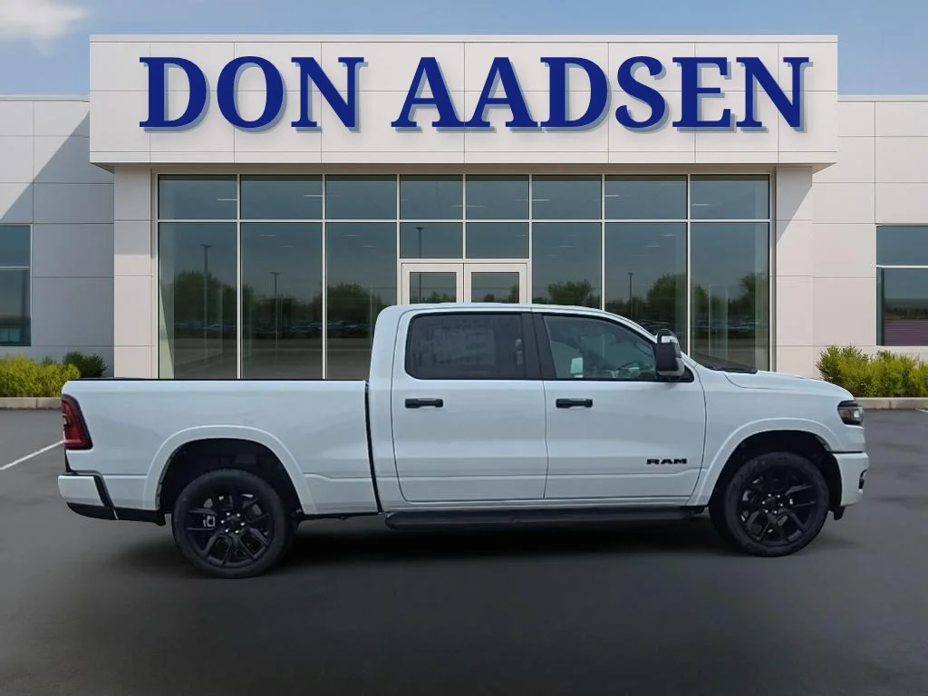 New 2026 Ivory White Tri-Coat Pearl-Coat Exterior Paint RAM Laramie image 8