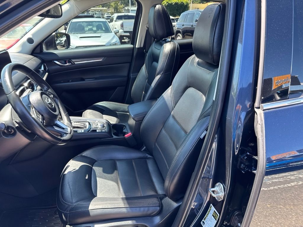 Used 2021 Deep Crystal Blue Mica Mazda Grand Touring image 3