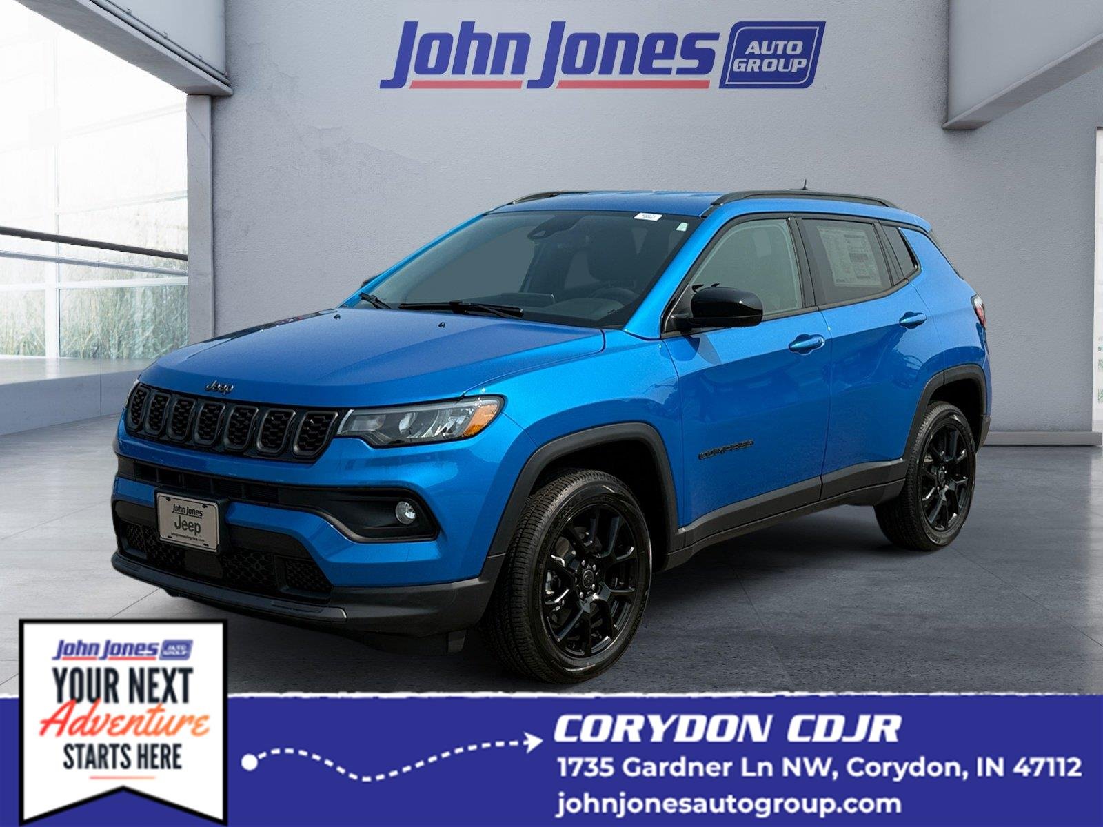 New 2026 Hydro Blue Pearlcoat Jeep Latitude Altitude image 1