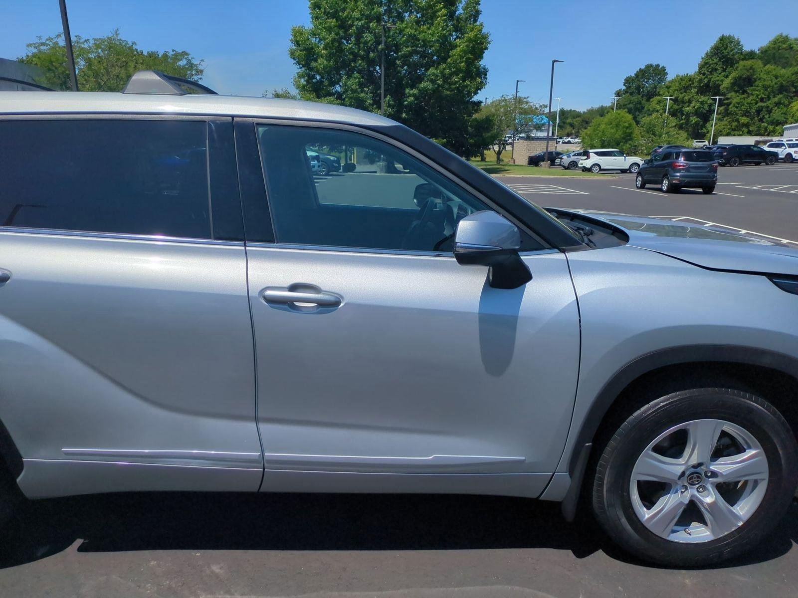Used 2021 Celestial Silver Metallic Toyota LE image 47