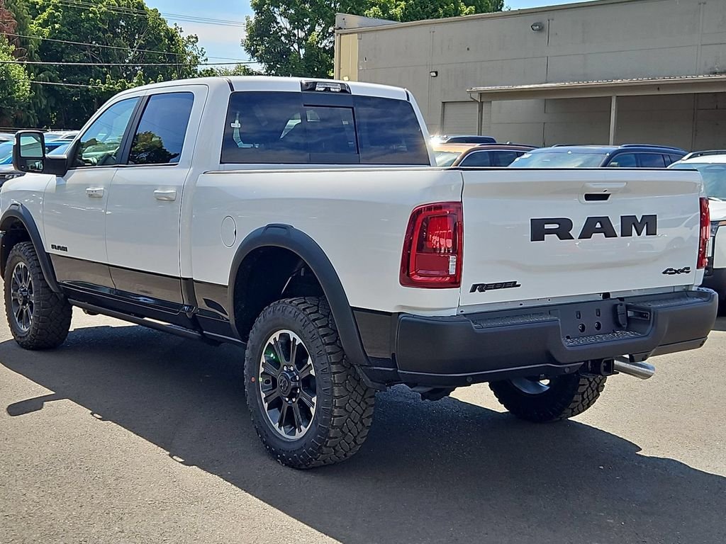 New 2026 Bright White Clear-Coat Exterior Paint RAM Rebel image 5