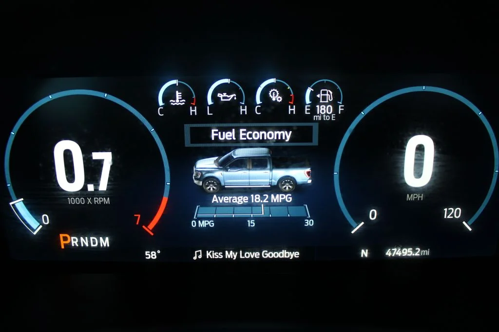 Used 2023 Agate Black Metallic Ford Lariat image 47